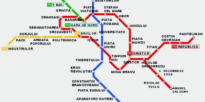 ಟ್ರ್ಯಾಮ್ ನಕ್ಷೆ ಬುಕಾರೆಸ್ಟ್
