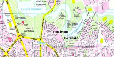 ಬುಕಾರೆಸ್ಟ್ ನಗರ ಪ್ರವಾಸ ನಕ್ಷೆ